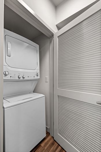 In-home laundry at g12 apartments in los angeles, ca 90015